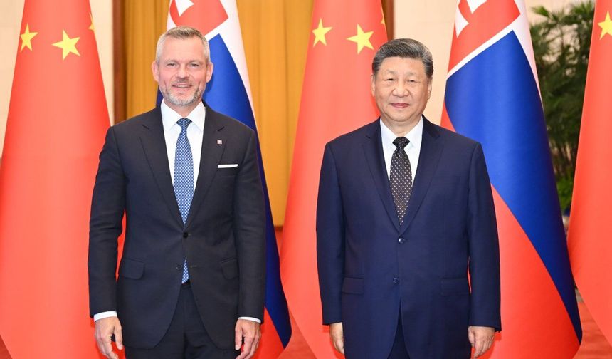 Çin Cumhurbaşkanı Xi, Beijing'de Slovakya Cumhurbaşkanı Pellegrini ile görüştü