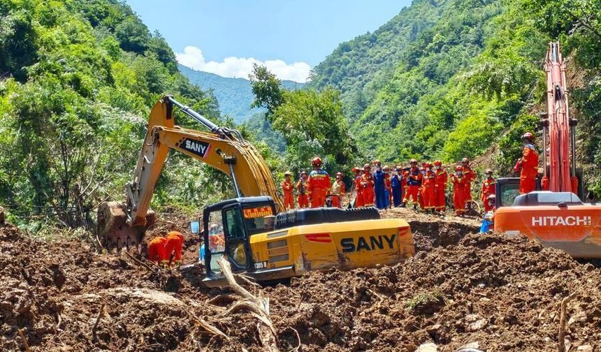 Çin, Gansu'daki heyelanın ardından yardım çalışmalarına 4,4 milyon dolarlık fon tahsis etti