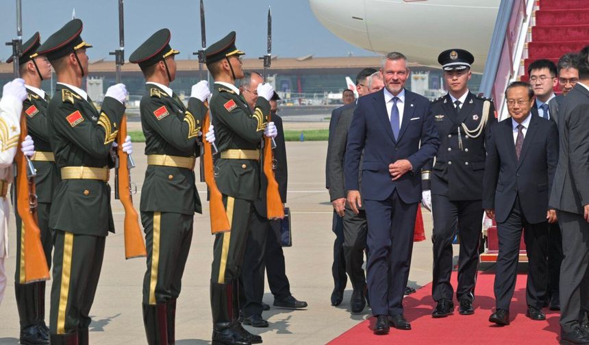 Slovakya Cumhurbaşkanı Peter Pellegrini, Çin'in başkenti Beijing'de