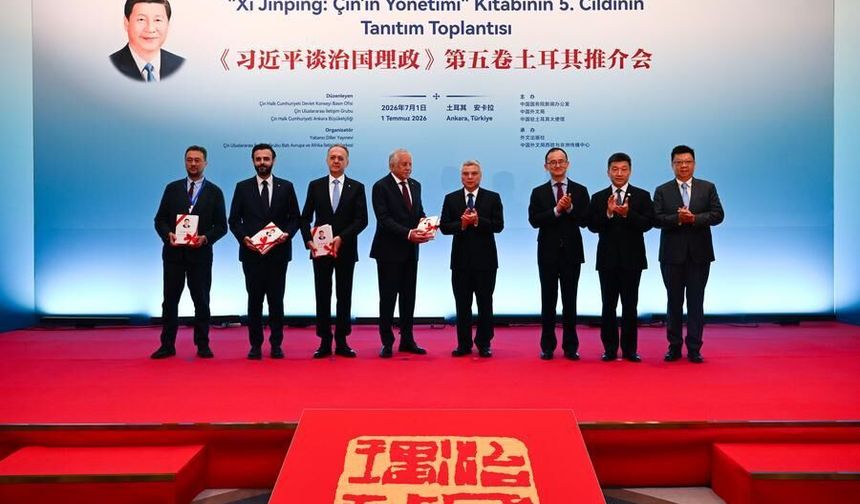 'Xi Jinping: Çin'in Yönetimi' adlı kitabın beşinci cildi Ankara'da düzenlenen etkinlikle tanıtıldı