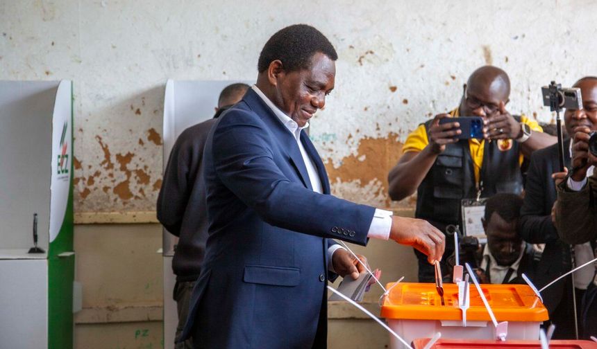 Çin, yeniden Zambiya Cumhurbaşkanı seçilen Hichilema'yı kutladı