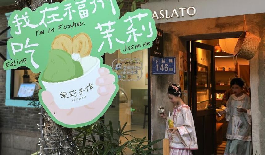 Çin'in Fuzhou kentinde yasemin çayı geleneği yeni ürünlere ilham veriyor