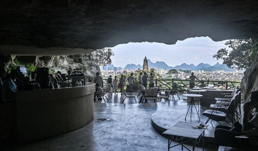 Çin'in Guangxi Zhuang Özerk Bölgesi, mağaraları turistik mekanlara dönüştürdü
