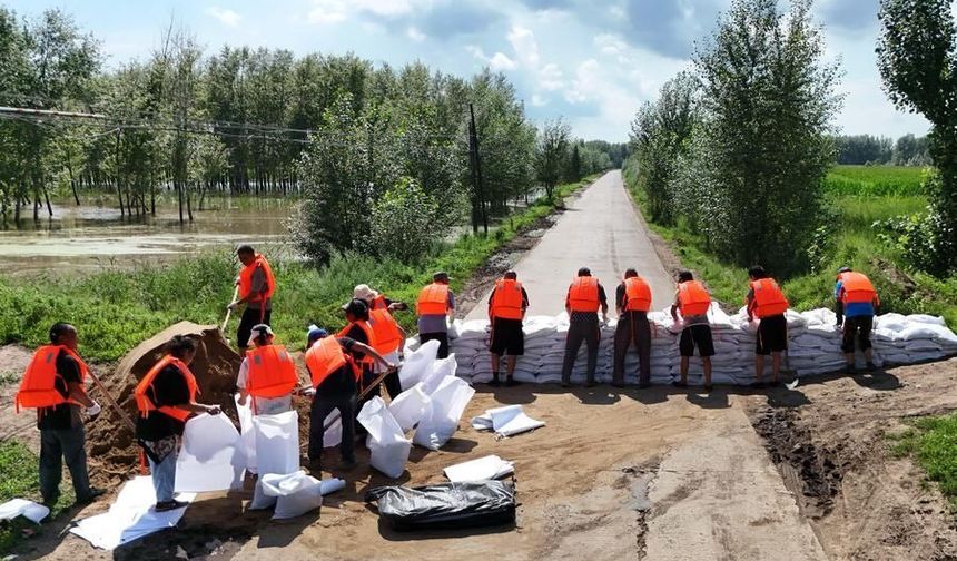 Çin'in Heilongjiang eyaleti sel sezonunun başlamasıyla önlemleri artırdı