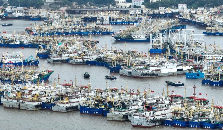 Çin'in Zhejiang eyaleti yaklaşan Dolphin Tayfunu'na karşı acil durum tedbirlerini devreye soktu