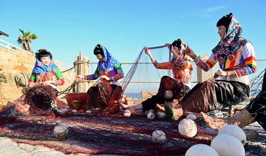 Fotoğraf: Çin'in geleneksel balıkçı köyü Dazuo turizmle canlanıyor