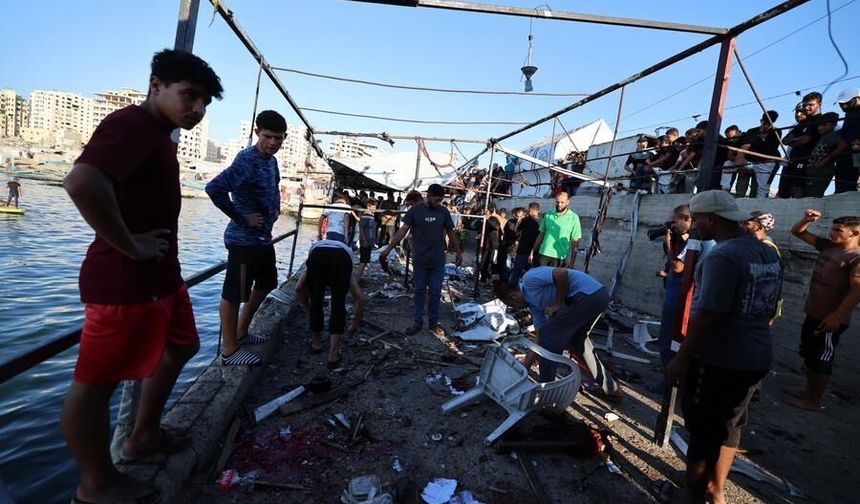İsrail, Gazze'nin liman bölgesini vurdu: En az 6 ölü, 14 yaralı