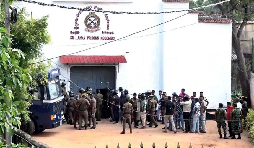 Sri Lanka'daki cezaevi isyanı yaklaşık 300.000 dolar maddi hasara neden oldu