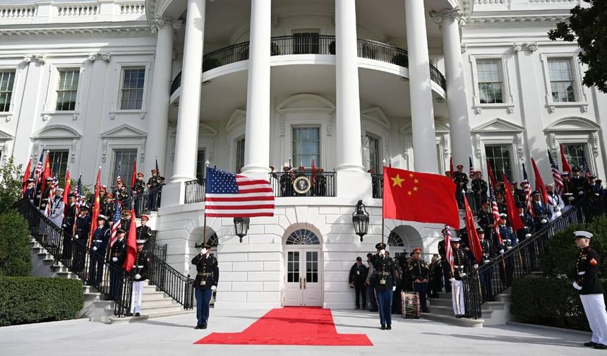 ABD Başkanı Trump, Çin Cumhurbaşkanı Xi için Beyaz Saray'da karşılama töreni düzenledi