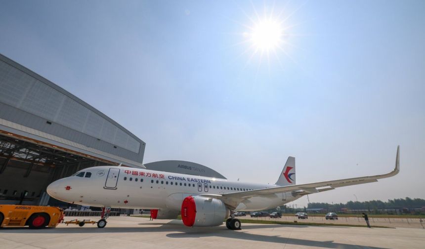 Airbus, Çin'deki yeni montaj hattından ilk uçak teslimatını gerçekleştirdi