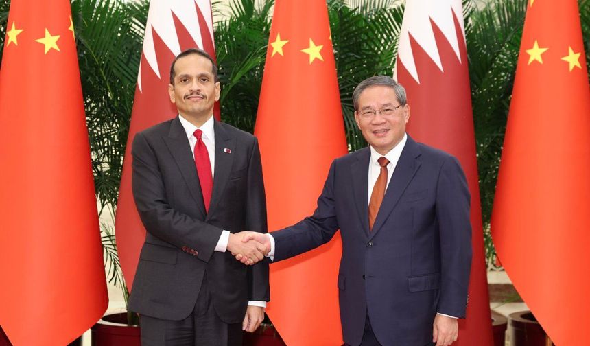 Çin Başbakanı Li, Katarlı mevkidaşı Al Sani ile Beijing'de görüştü