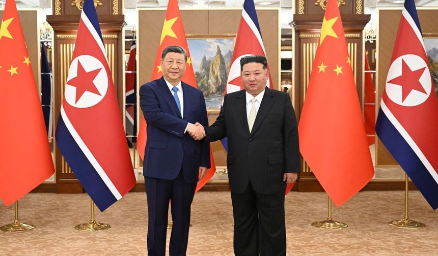 Çin Cumhurbaşkanı Xi, Kuzey Kore'nin kuruluşunun 78. yıldönümü dolayısıyla Kim Jong-un'u kutladı