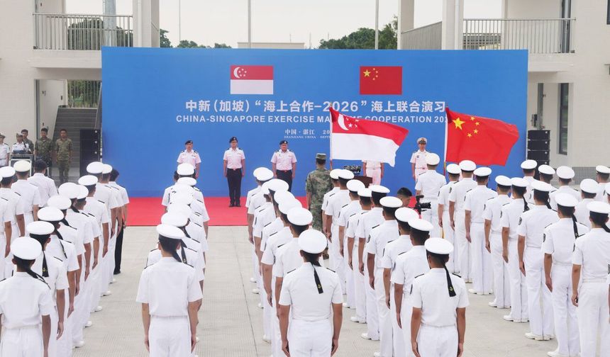 Çin-Singapur ortak deniz tatbikatı başladı