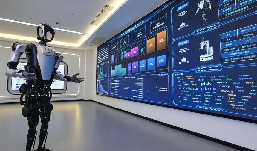 Çin'in Cixi kentinde insansı robotlar için eğitim merkezi açıldı