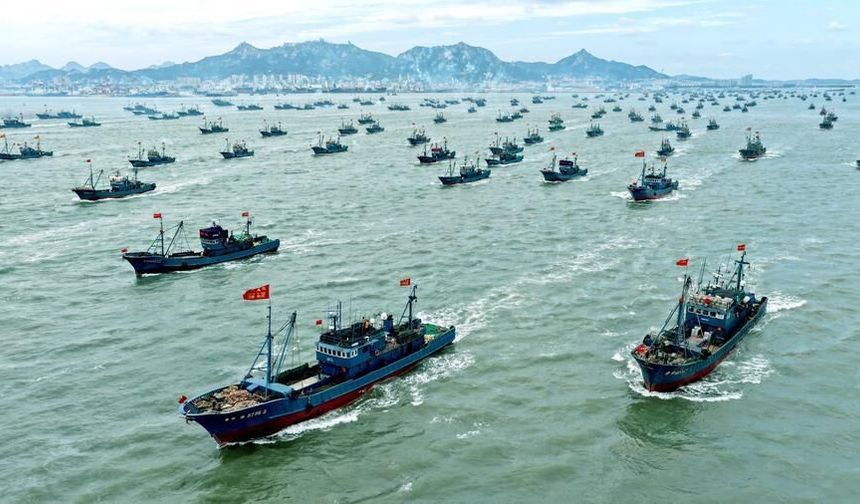 Çin'in Sarı Deniz ve Bohai Denizi'ndeki balıkçılık sezonu başladı