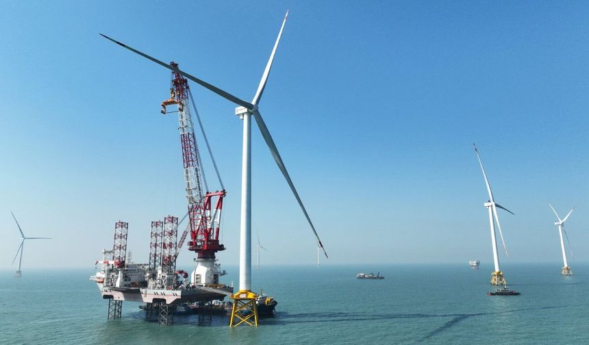Gürcistan'da Çin yatırımıyla hayata geçirilecek ilk yeni enerji projesinin inşaatı başladı