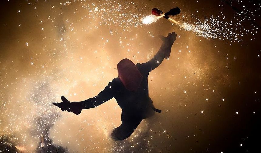 İspanya'da geleneksel 'La Corda' festivali renkli görüntülere sahne oldu