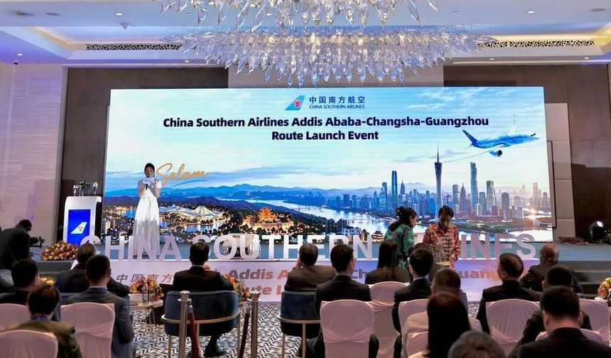 China Southern Havayolları, Çin ile Etiyopya arasında uçuş rotası başlattı