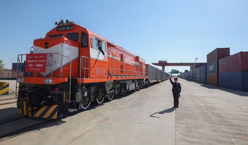 Çin-Avrupa yük treni seferlerinin sayısı 140.000'i aştı