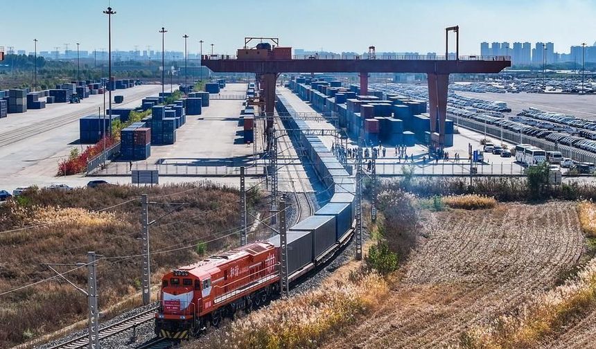 Çin-Avrupa yük treni seferlerinin sayısı 140.000'i aştı