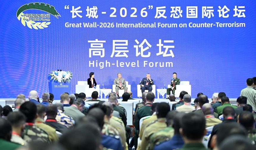 Çin'de düzenlenen uluslararası terörle mücadele forumunda 320'den fazla temsilci bir araya geldi