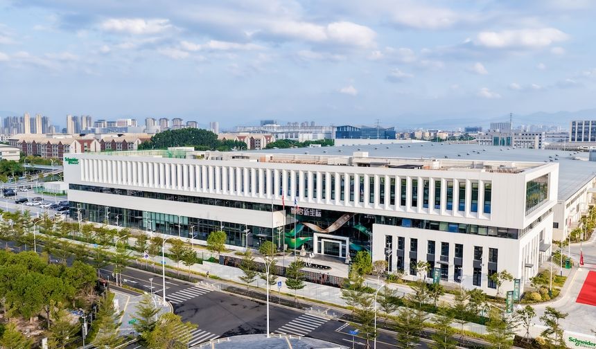 Fransız Schneider Electric'in Çin'deki elektrik ekipmanı imalat tesisi faaliyete geçti