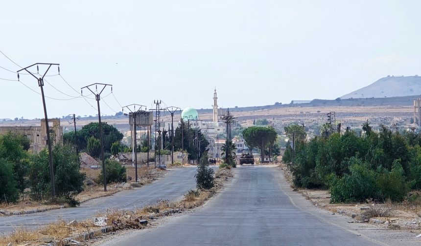 İsrail güçleri Suriye'nin Kuneytra kırsalında mevzilendi