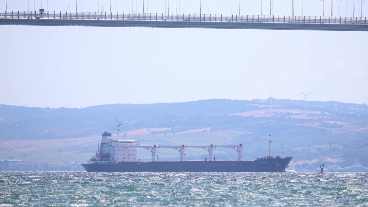 Ukrayna'dan ayrılan ilk tahıl gemisi Razoni ortadan kayboldu - Lotus News