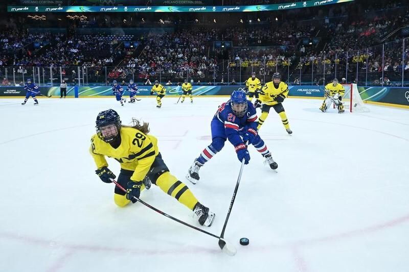 Albüm 2026 Milano Cortina Kış Olimpiyat Oyunları'nda Kadınlar Buz Hokeyi Ve Curling Karşılaşmaları Oynandı 7